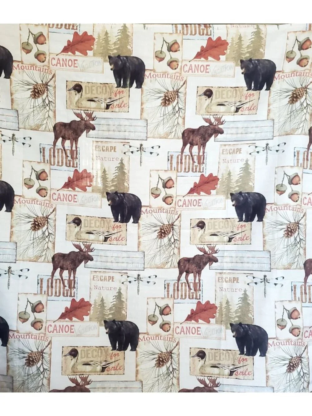 Bacova Woodland Shower Curtain 72